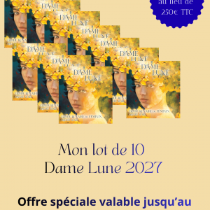 Lot de 10 Guides lunaires du Féminin, Dame Lune 2027 * Offre spéciale lot de 10